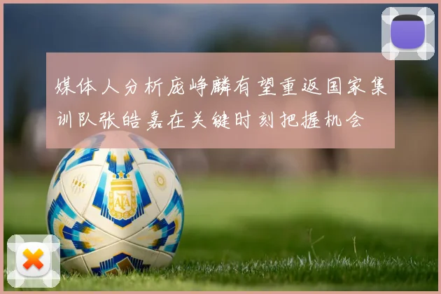 媒体人分析庞峥麟有望重返国家集训队张皓嘉在关键时刻把握机会